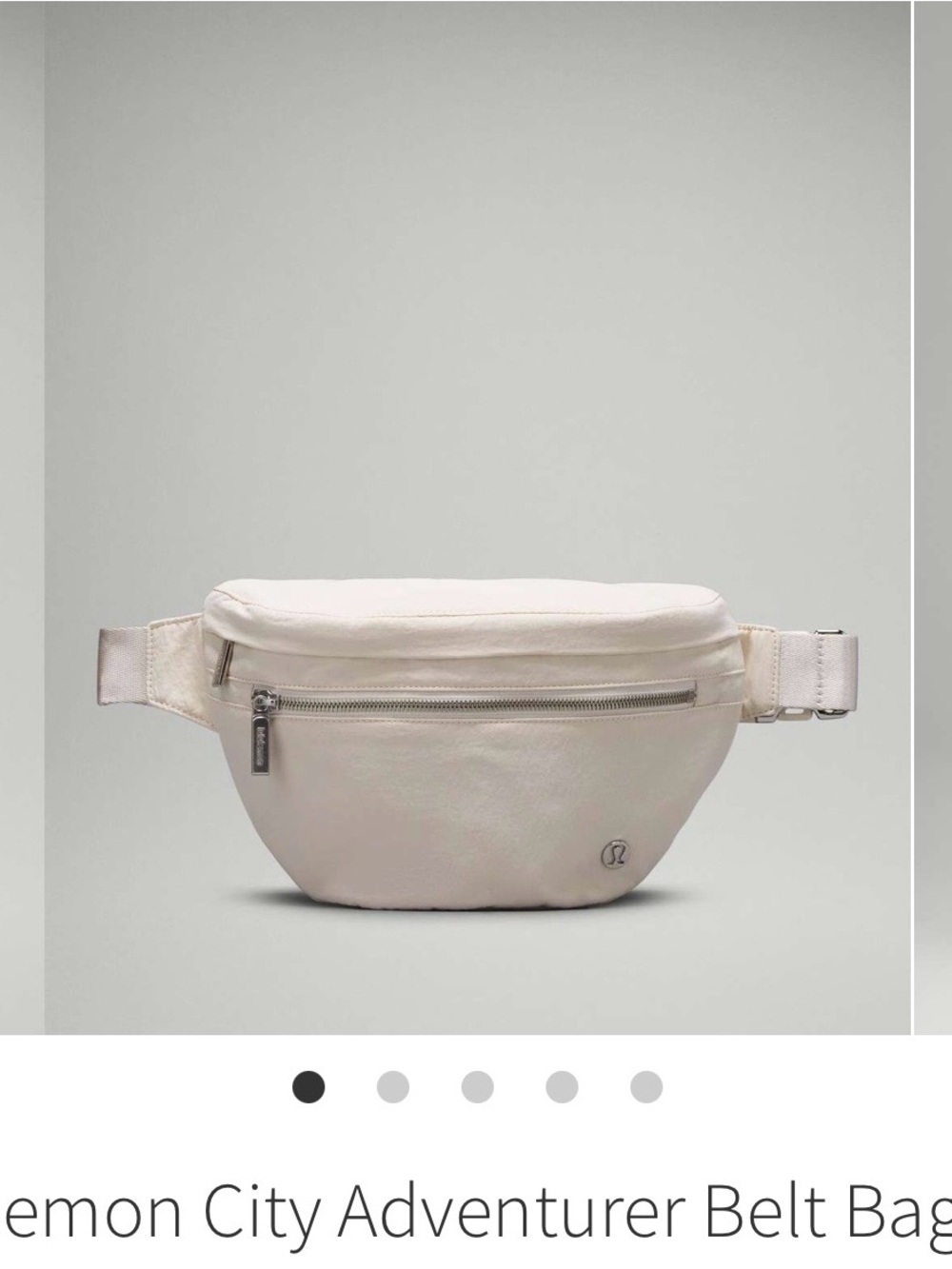 lululemon athletica Belt Bag - Off-White